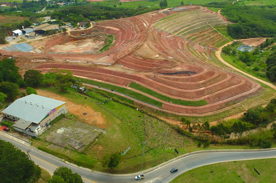 Foto do aterro sanitário de São José dos Campos